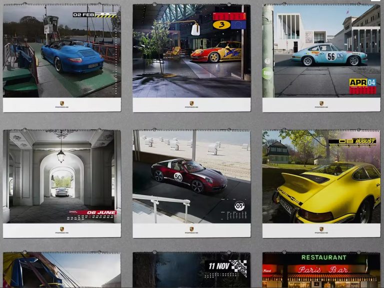 The best Porsche calendars to start off the new year